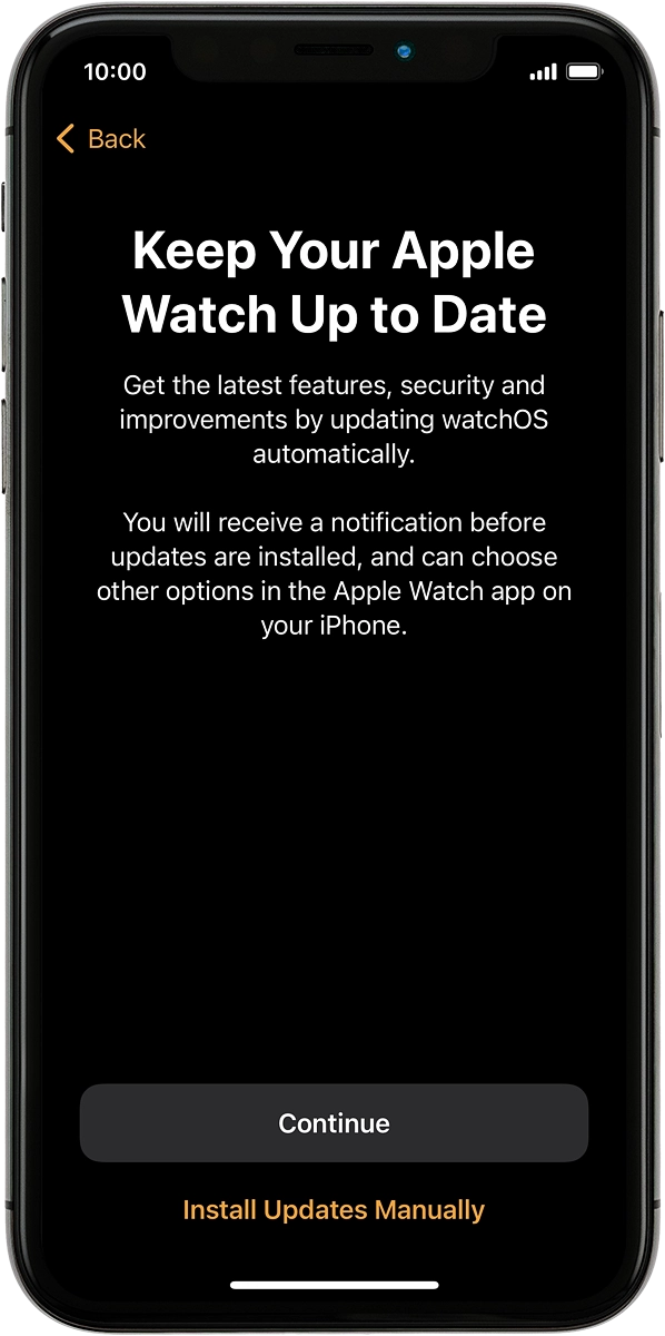 On your phone: Press the required setting.