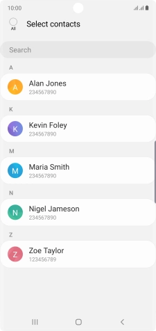 Press the field above 