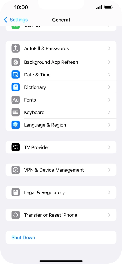 Press Background App Refresh.