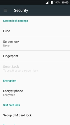 Press the Home key to return to the home screen.