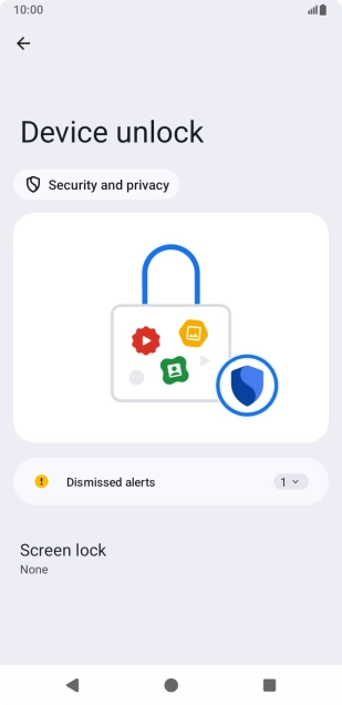 Press the Home key to return to the home screen.
