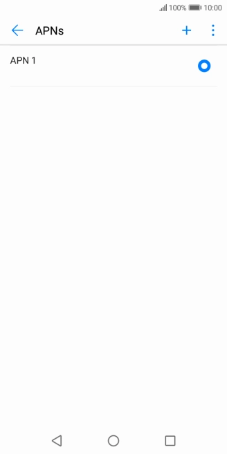 Press the new data connection icon.