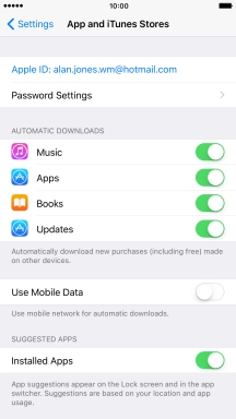 Press the Home key to return to the home screen.
