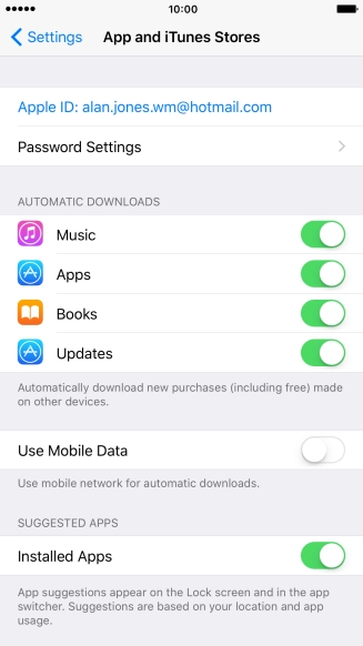 Press the Home key to return to the home screen.
