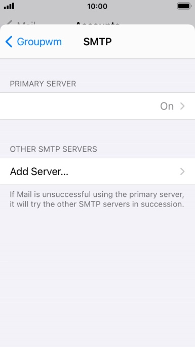 Press the field below 