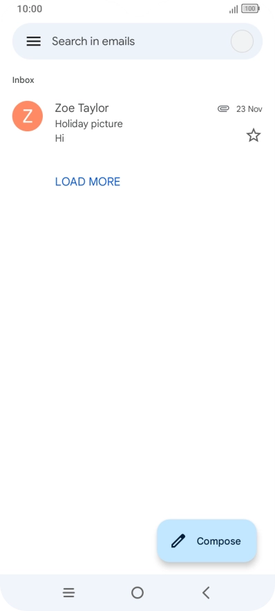 Press the profile icon.