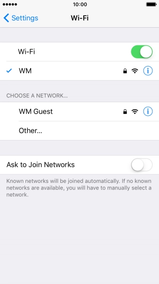 Press the Home key to return to the home screen.