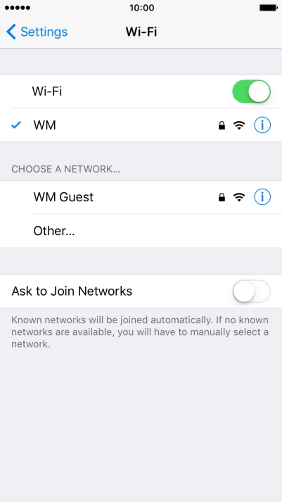 Press the Home key to return to the home screen.