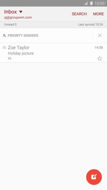 Press the drop down list in the top left corner of the screen. Press the drop down list in the top left corner of the screen.
