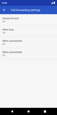 Press the Home key to return to the home screen.