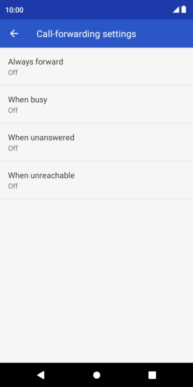 Press the Home key to return to the home screen.