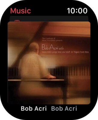 Slide your finger downwards starting from the top of the screen to see the menu.