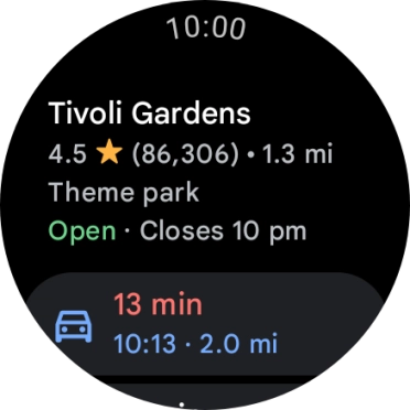 Press the required mode of transportation. Press the required mode of transportation.