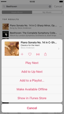 Press Add to a Playlist....
