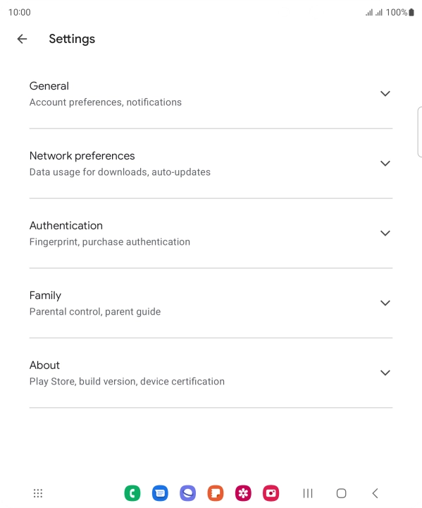 Press Network preferences.