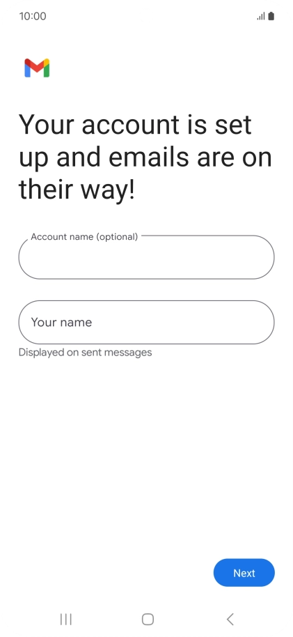 Press the field below 