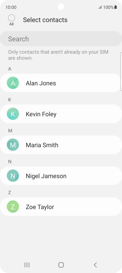 Press the field above 