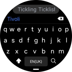 Key in the required destination and press the search icon.