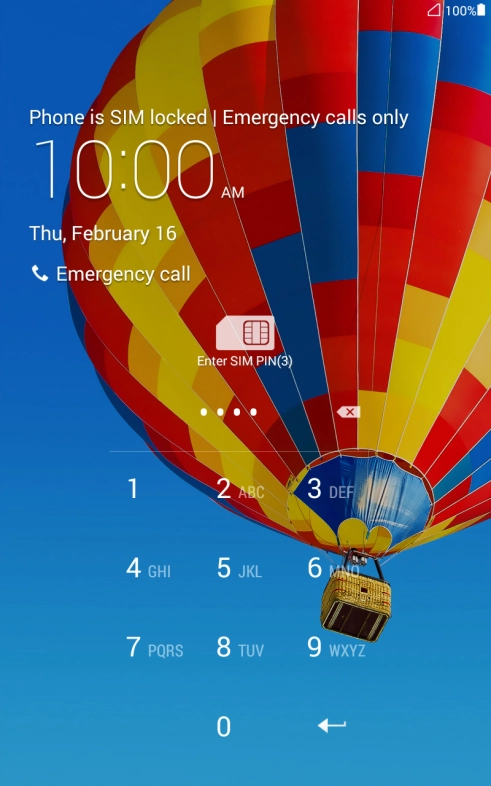 If you're asked to key in your PIN, do so and press enter.