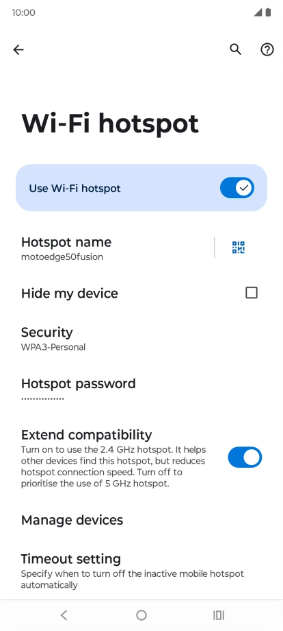 Press the Home key to return to the home screen.