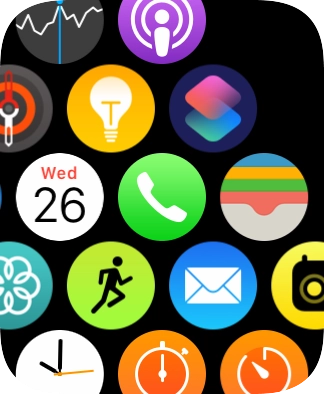 Press the phone icon.