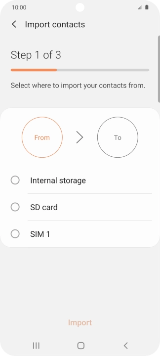Press the name of the SIM.