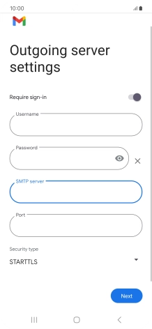Press the field below 