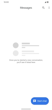 Press Start chat.