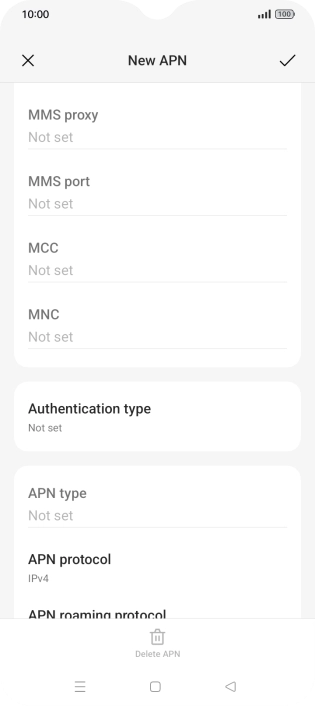 Press the field below 