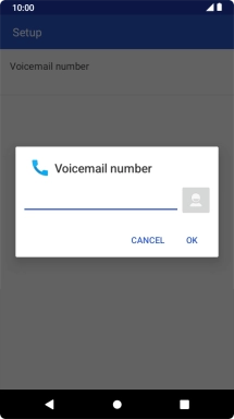 Key in +61414121121 and press OK.