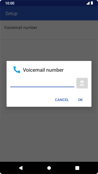 Key in +61414121121 and press OK.