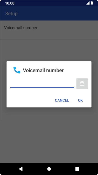 Key in +61414121121 and press OK.