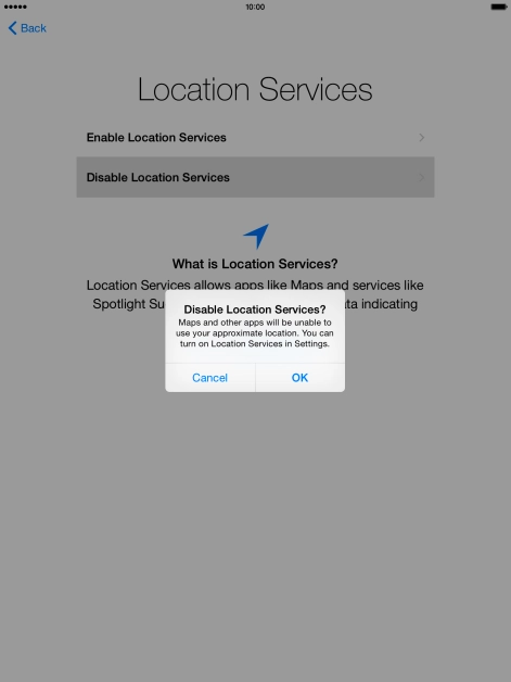 If you turn off the function, press OK.