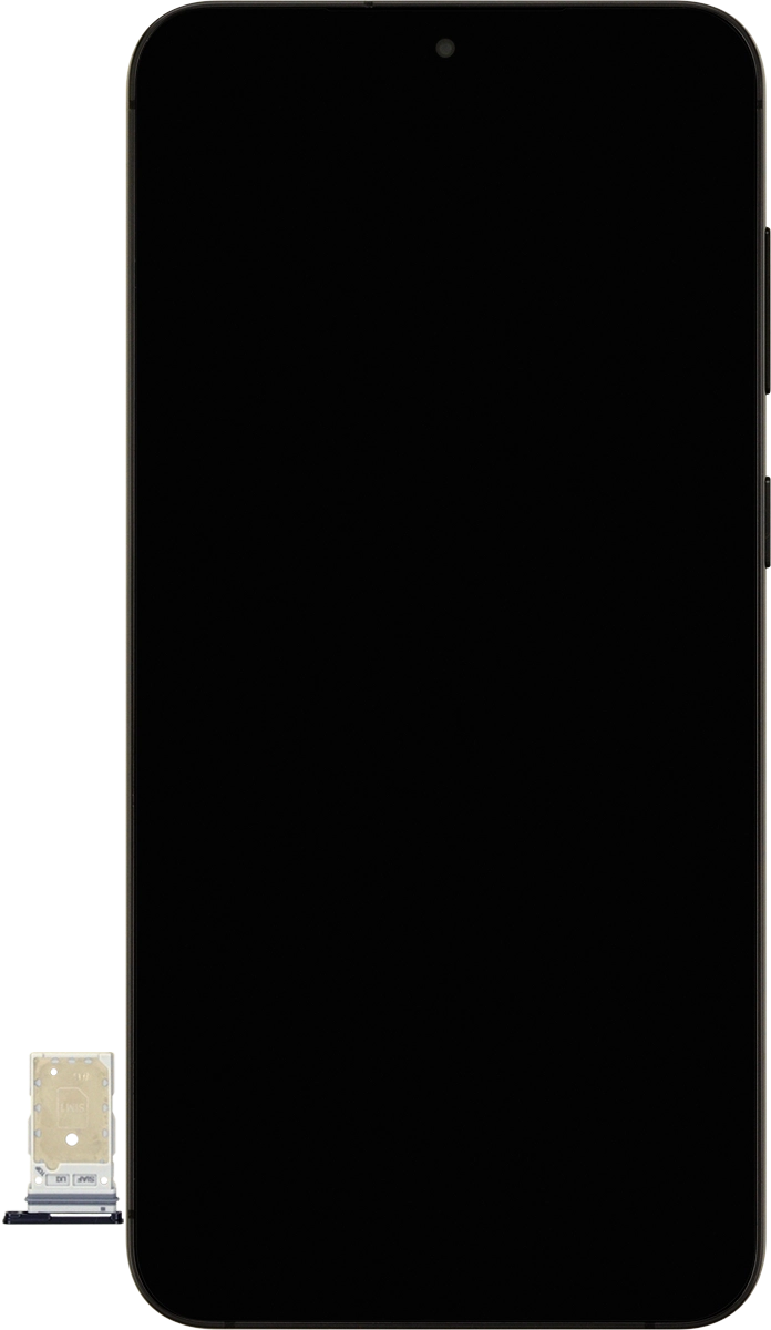 Turn your SIM as illustrated in the SIM holder and place it in the SIM holder.