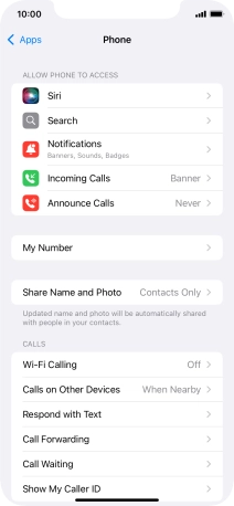 Press Wi-Fi Calling.