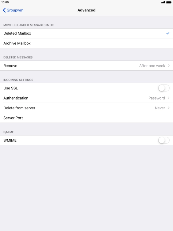 Press Authentication.