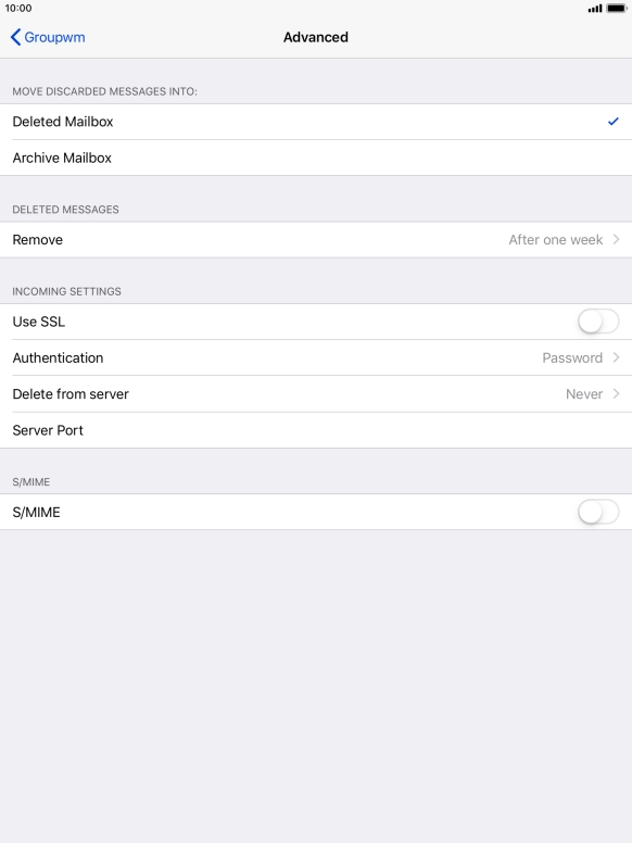 Press Authentication.