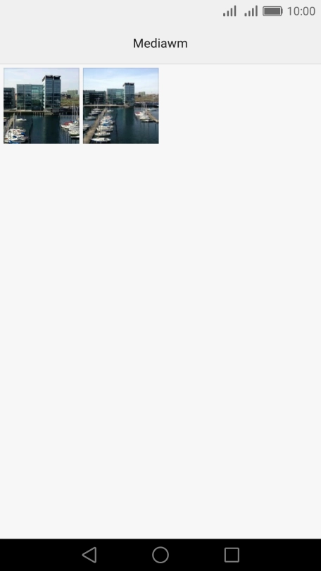 Press and hold the required picture or video clip.