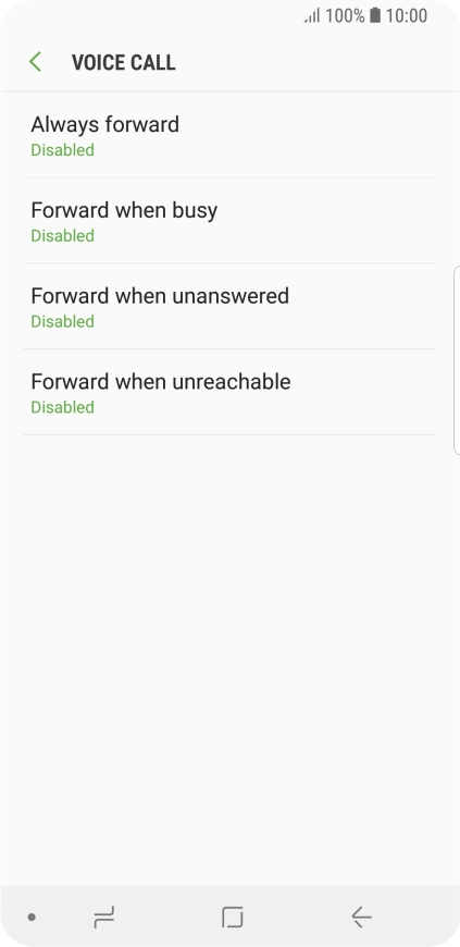 Press the Home key to return to the home screen.