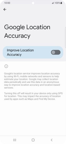 If you press the indicator next to 