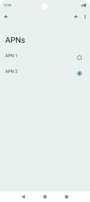 Press the Home key to return to the home screen.