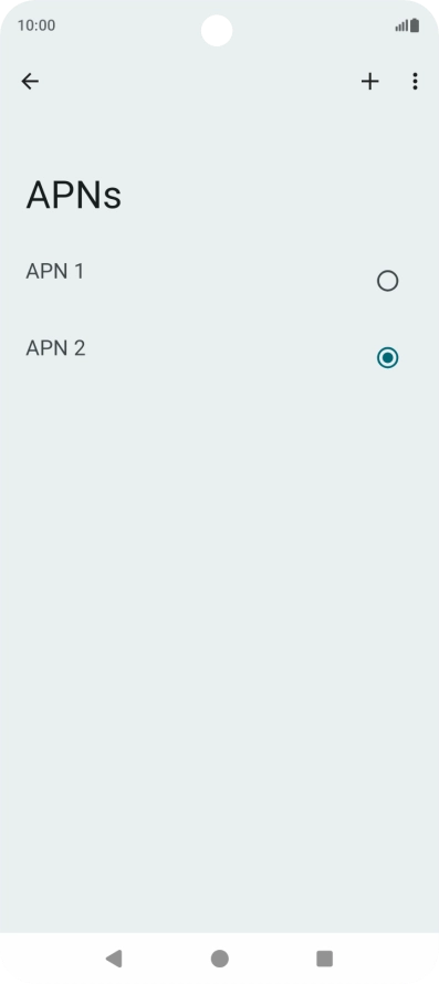 Press the Home key to return to the home screen.