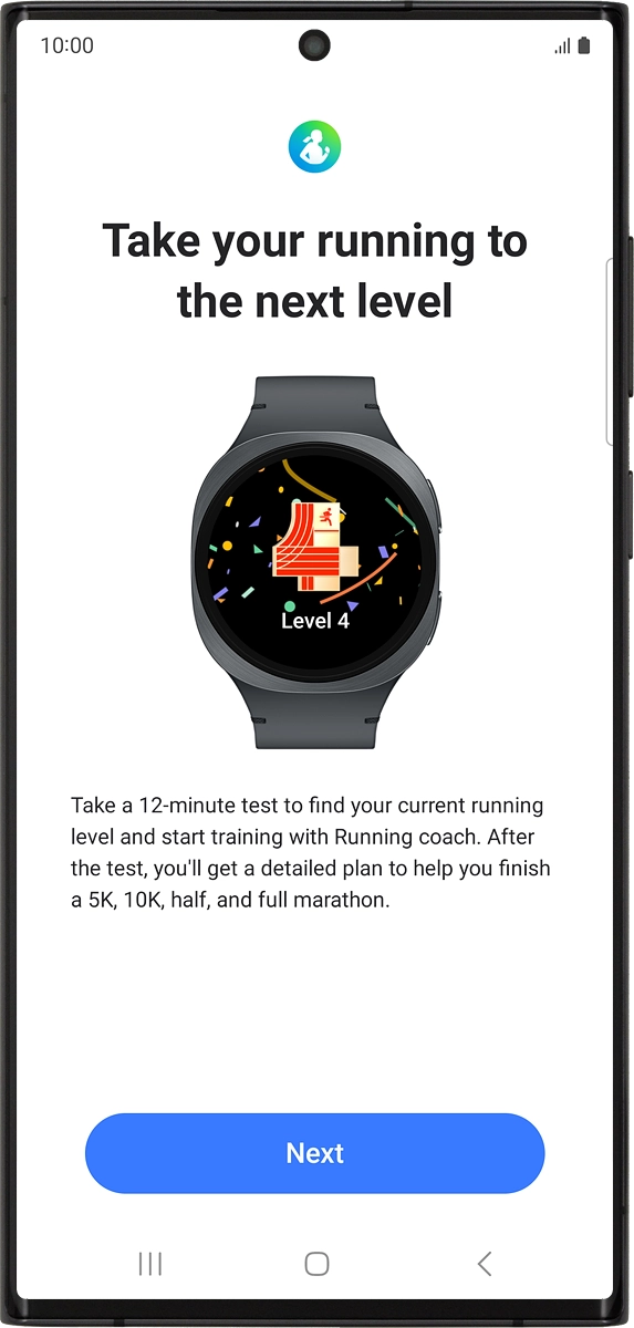 On your phone: Press Next.