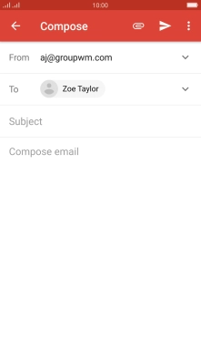 Press Subject and key in the required subject.