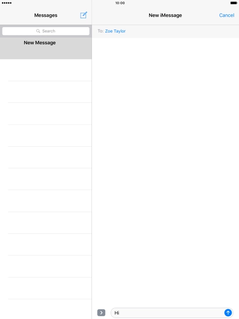 Press arrow right. Press arrow right.