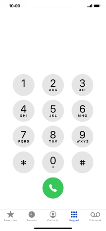 Press Keypad.