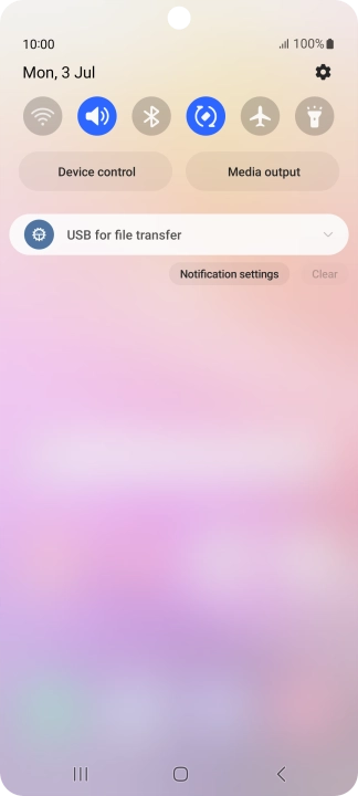 Press the drop down list.
