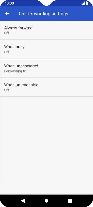 Press the Home key to return to the home screen.