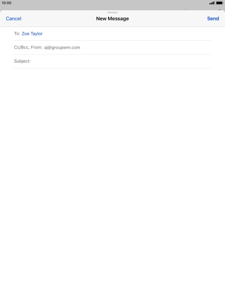 Press Subject and key in the required subject. Press Subject and key in the required subject.