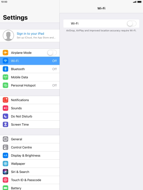 Press the indicator next to Press the indicator next to